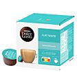 Nescafé Flat White package and capsule for Dolce Gusto