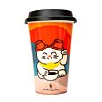Cat design thermal mug 