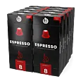 Bundle with 100 plastic capsules of Kaffekapslen Espresso for Nespresso