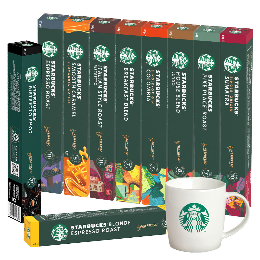 Starbucks\u0020Kezd\u0151csomag\u0020a\u0020Nespresso\u00AE\u002Dhoz\u0020